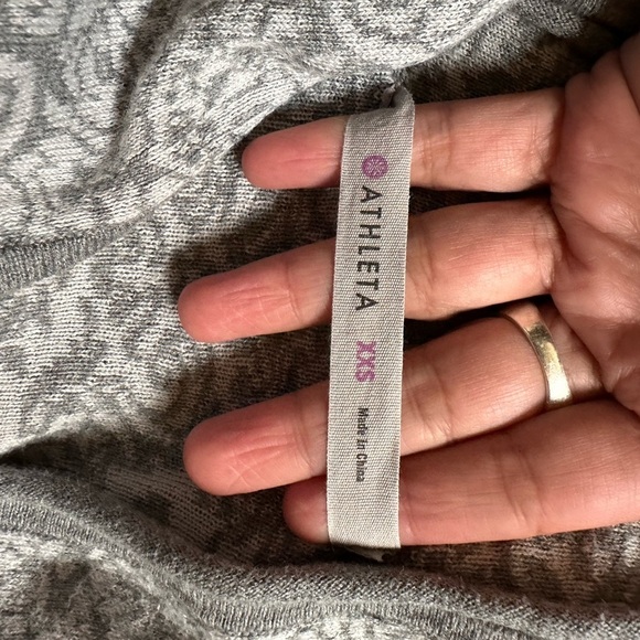 Athleta Gray Utility Jacket with Textured Ombre Design - Picture 3 of 6